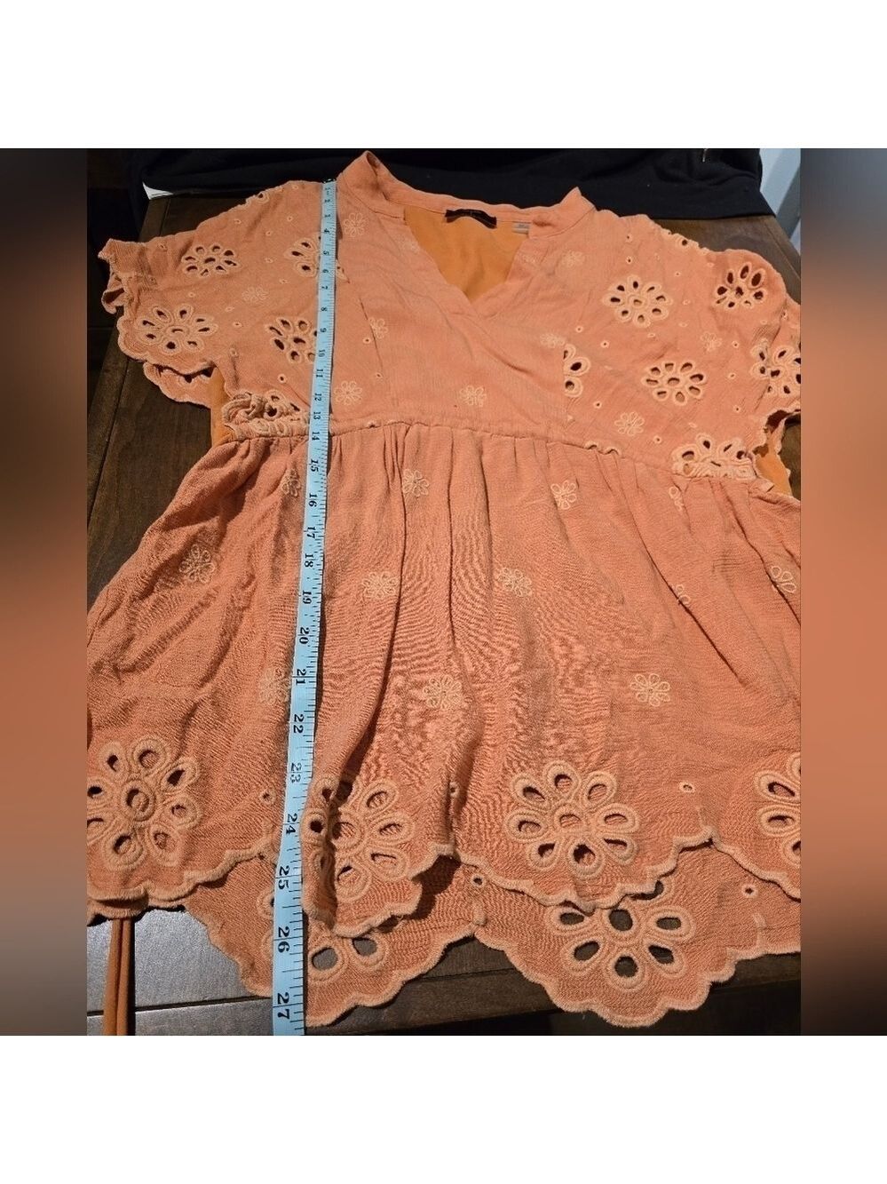 Tahari Eyelet Top - Picture 8 of 12